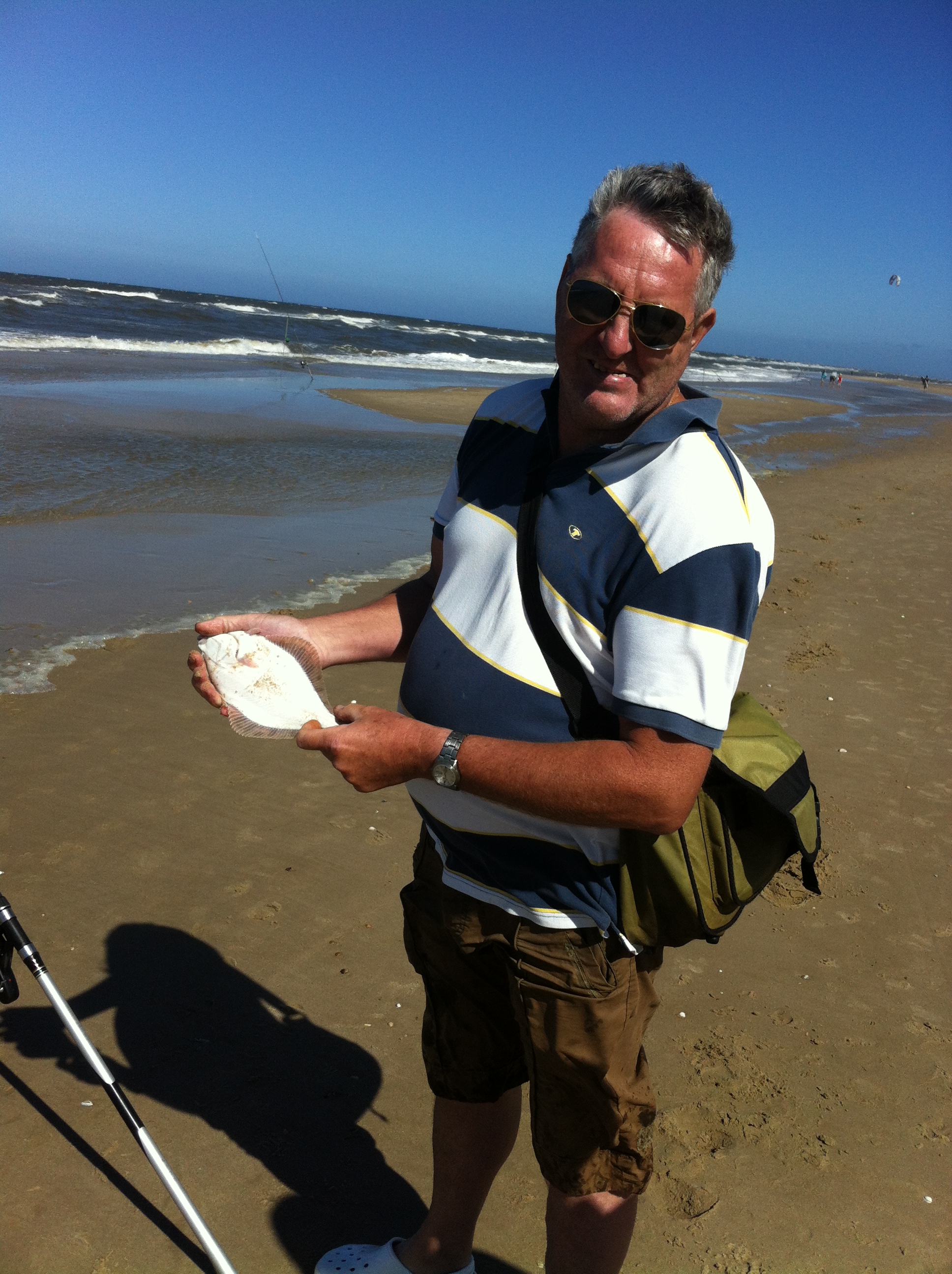 Willem Wijker winnaar Rob Wijker trofee strandviswedstrijd