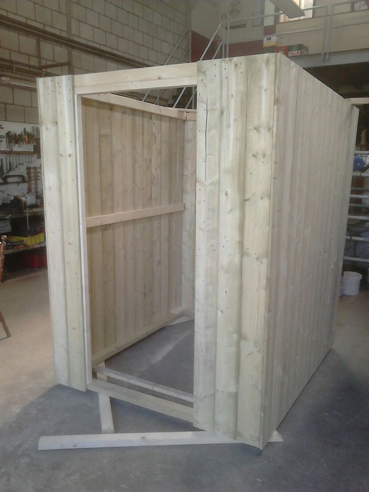 Voortgang stoelenhok