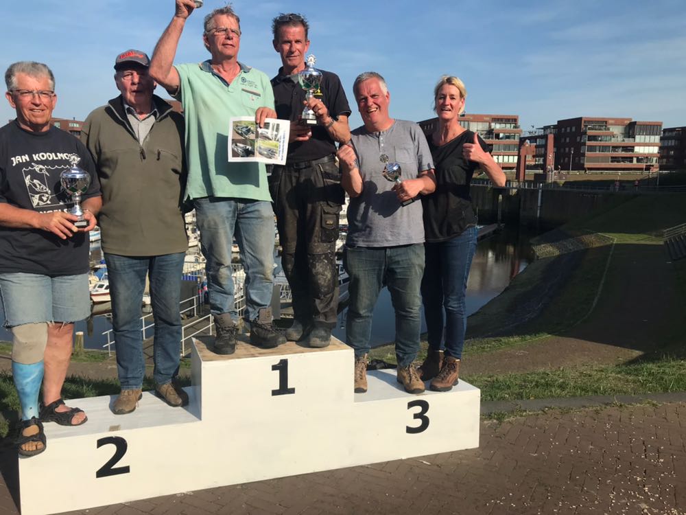 Ivar & Janet Wijker op 3e op het NK kleinbootvissen