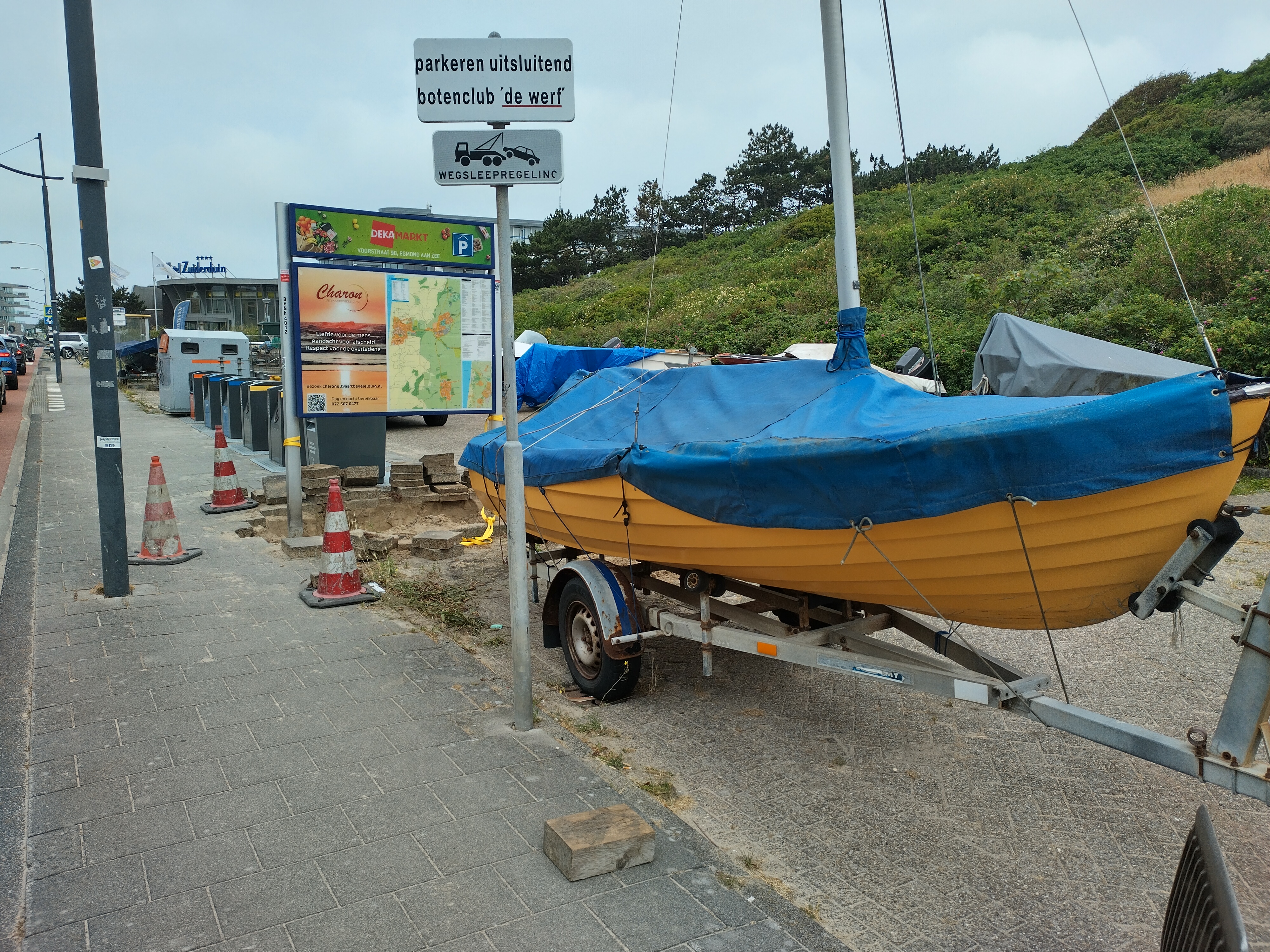 Werkzaamheden stallingsterrein Zeeweg