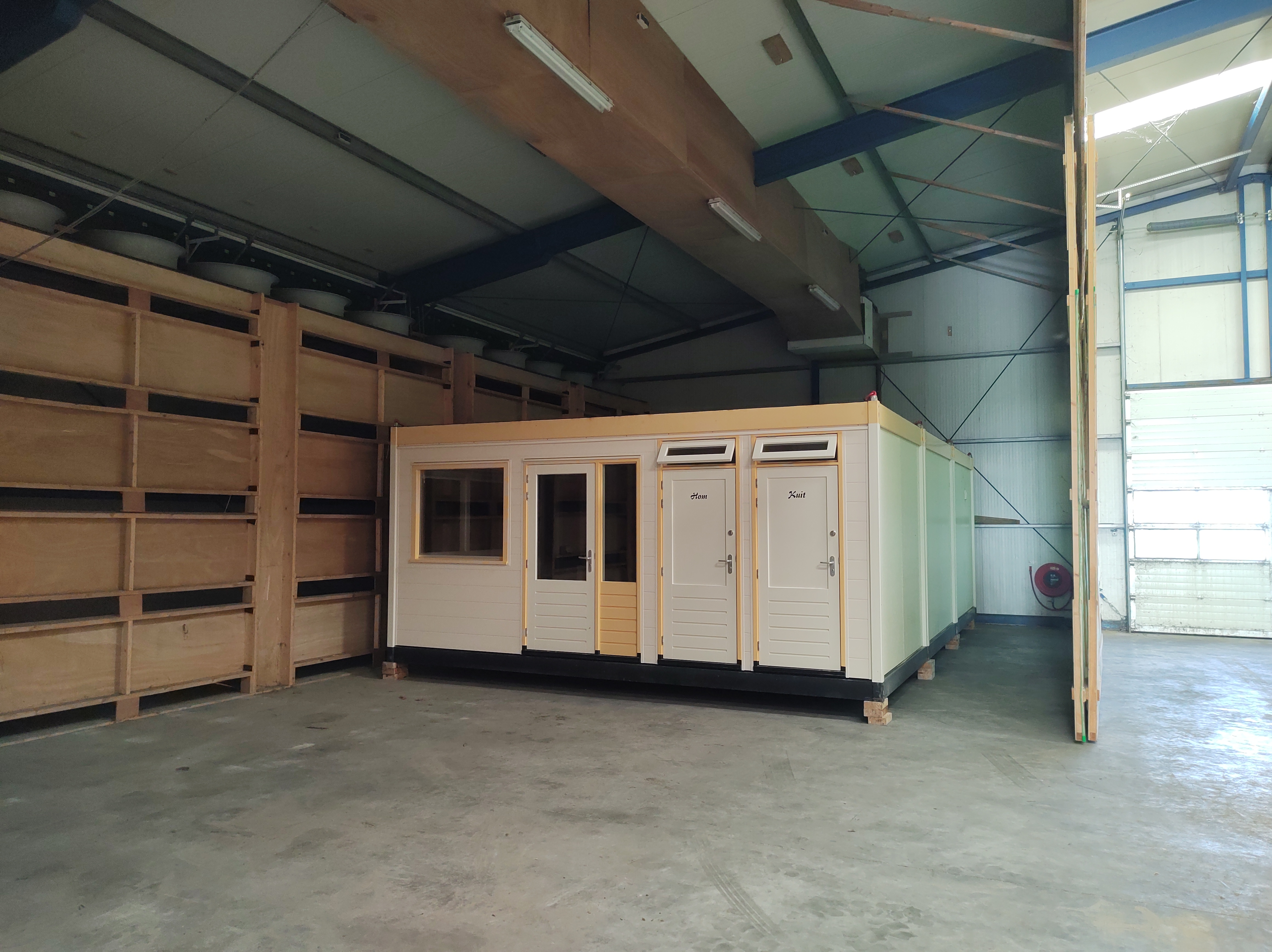 Stallingsprobleem paviljoen opgelost!